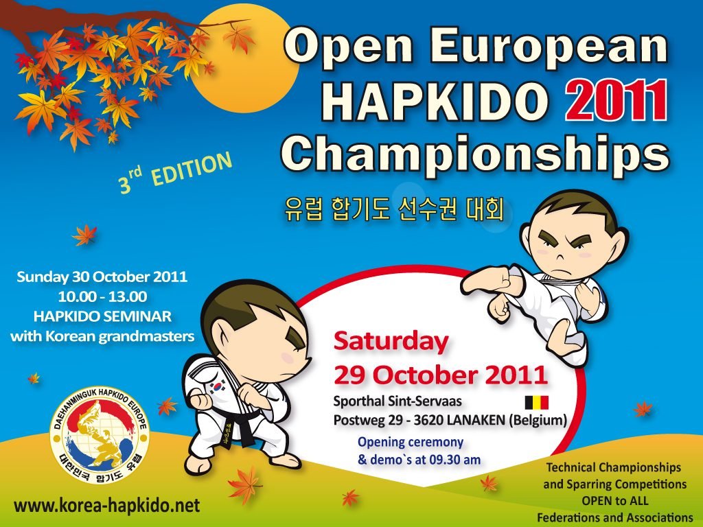 Campeonatos Abiertos Europeos de Hapkido 2011, un buen ejemplo de Competición 1