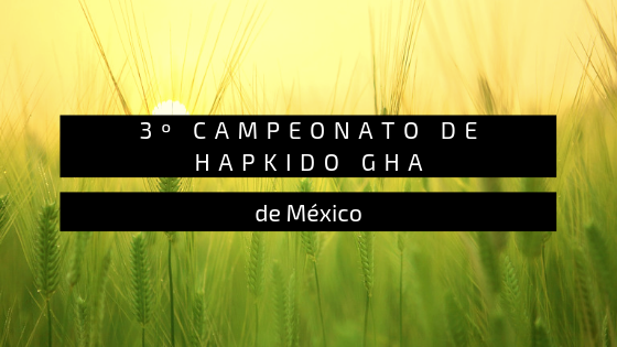 3º CAMPEONATO DE HAPKIDO GHA
